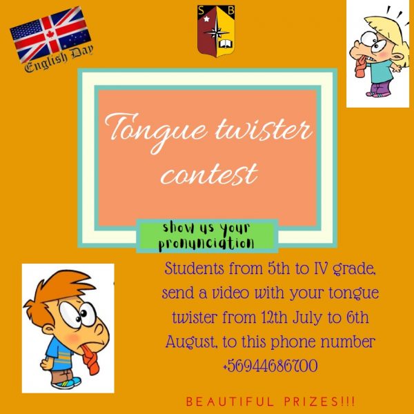 English Day Tongue Twister Contest Colegio Santa Barbara